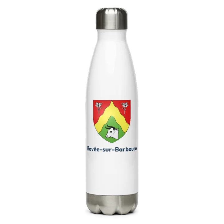 Gourde inox — blason de Bovée-sur-Barboure