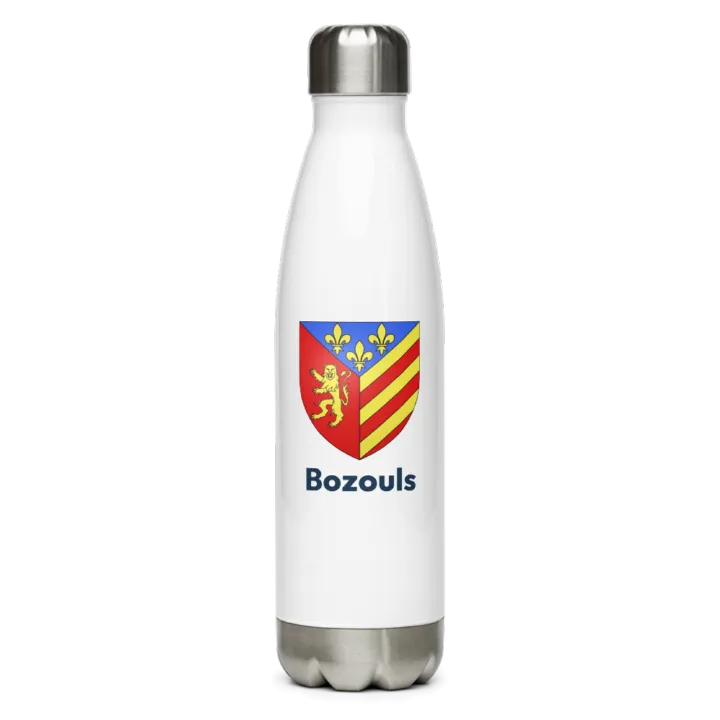 Gourde inox blason de Bozouls