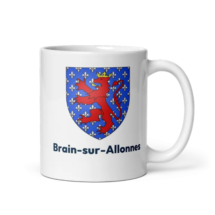 Mug blason de Brain-sur-Allonnes