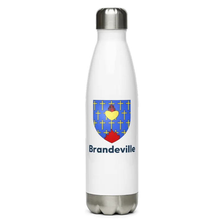 Gourde inox blason de Brandeville