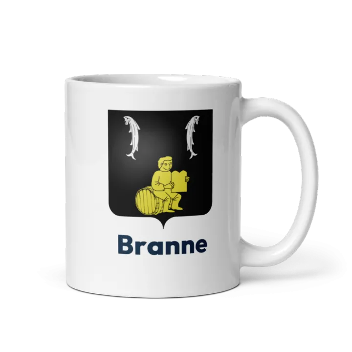 Mug blason de Branne