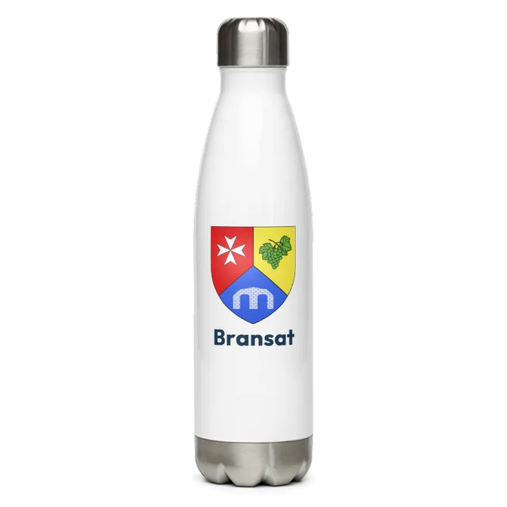 Gourde inox blason de Bransat
