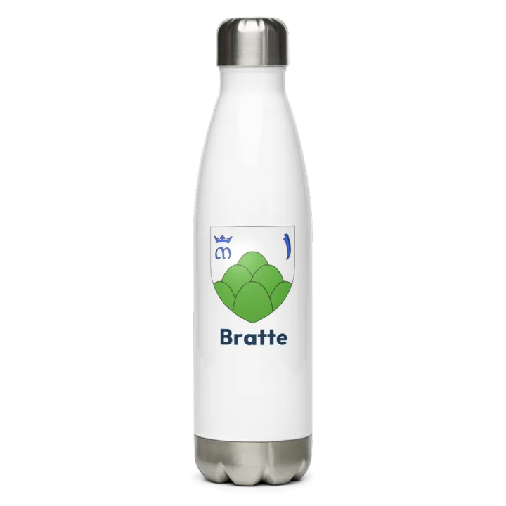Gourde inox blason de Bratte