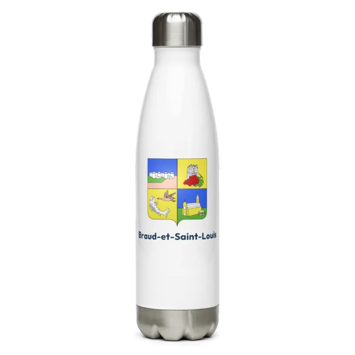 Gourde inox blason de Braud-et-Saint-Louis
