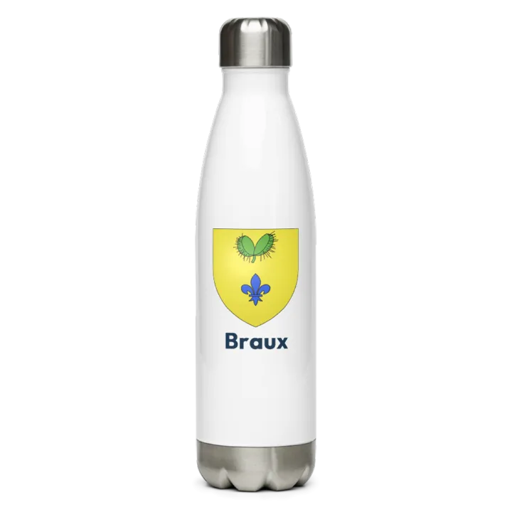 Gourde inox blason de Braux
