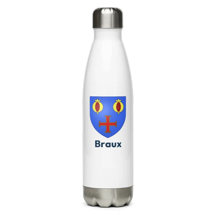 Gourde inox blason de Braux