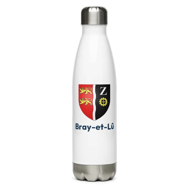 Gourde inox blason de Bray-et-Lû