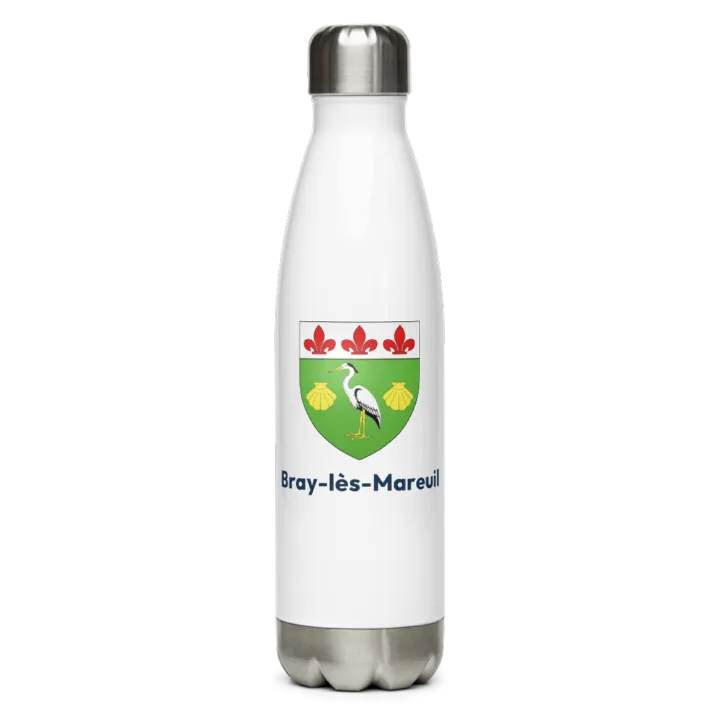 Gourde inox blason de Bray-lès-Mareuil