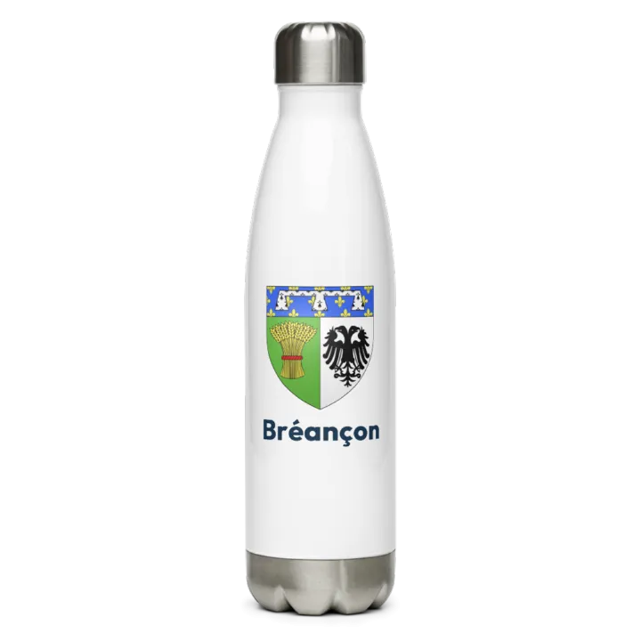 Gourde inox blason de Bréançon