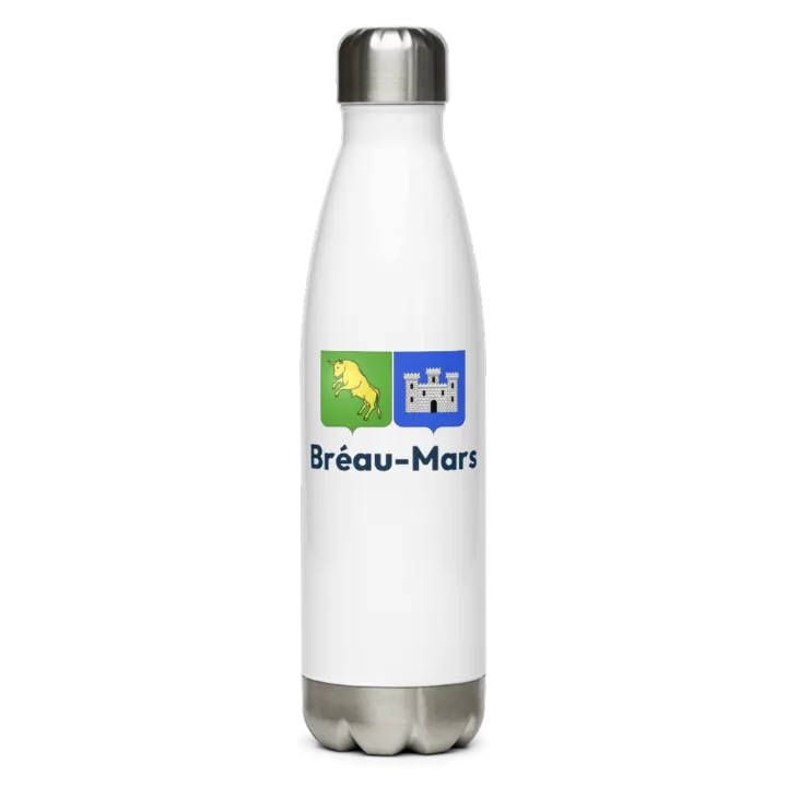 Gourde inox blason de Bréau-Mars