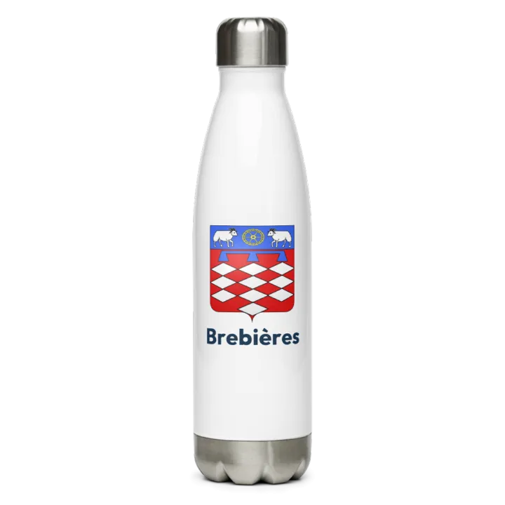 Gourde inox blason de Brebières