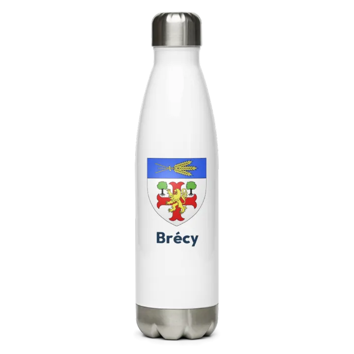 Gourde inox blason de Brécy