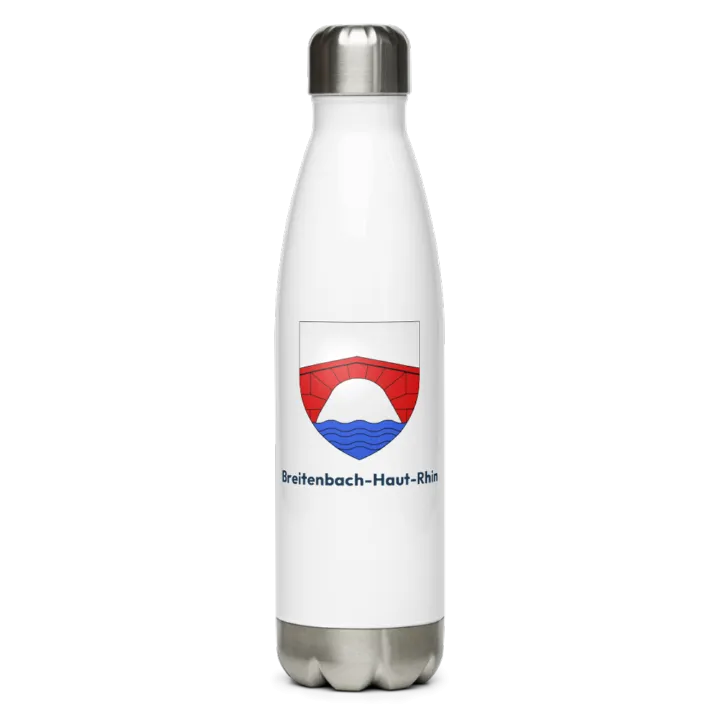 Gourde inox blason de Breitenbach-Haut-Rhin