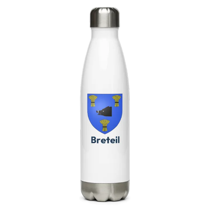 Gourde inox blason de Breteil