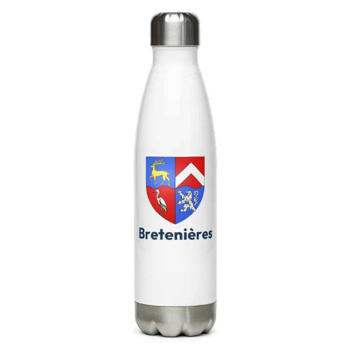 Gourde inox — blason de Bretenières