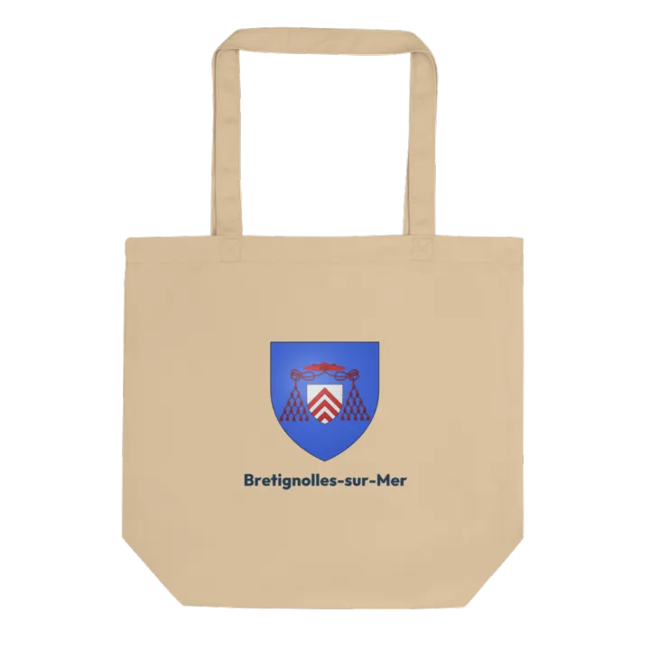 Tote bag coton bio — blason de Bretignolles-sur-Mer