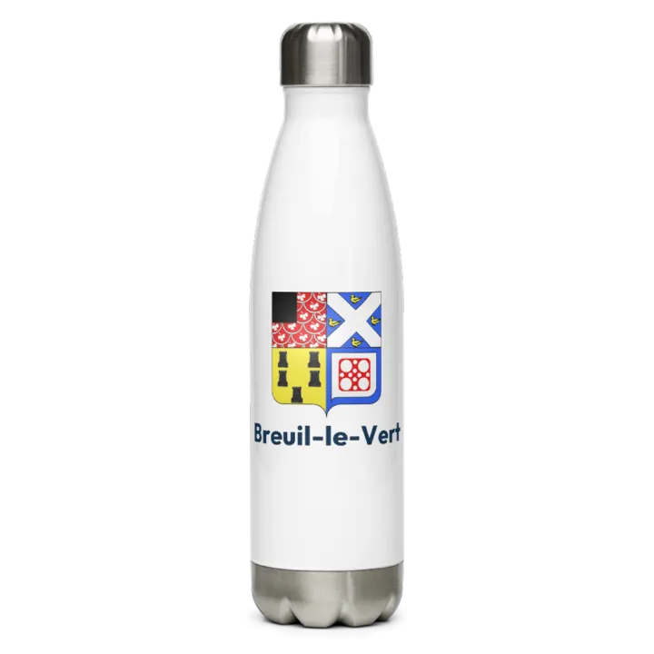 Gourde inox blason de Breuil-le-Vert