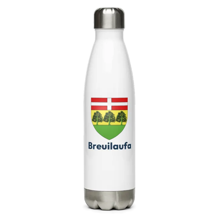 Gourde inox blason de Breuilaufa