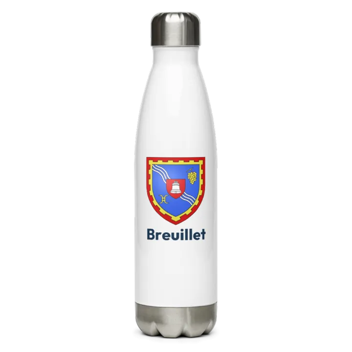 Gourde inox blason de Breuillet