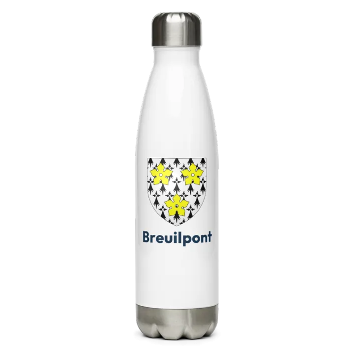 Gourde inox blason de Breuilpont