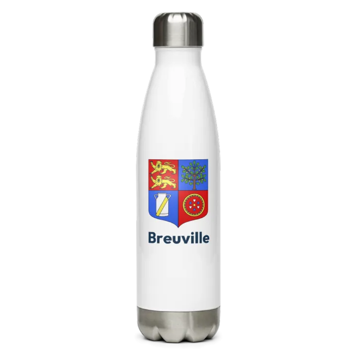 Gourde inox blason de Breuville