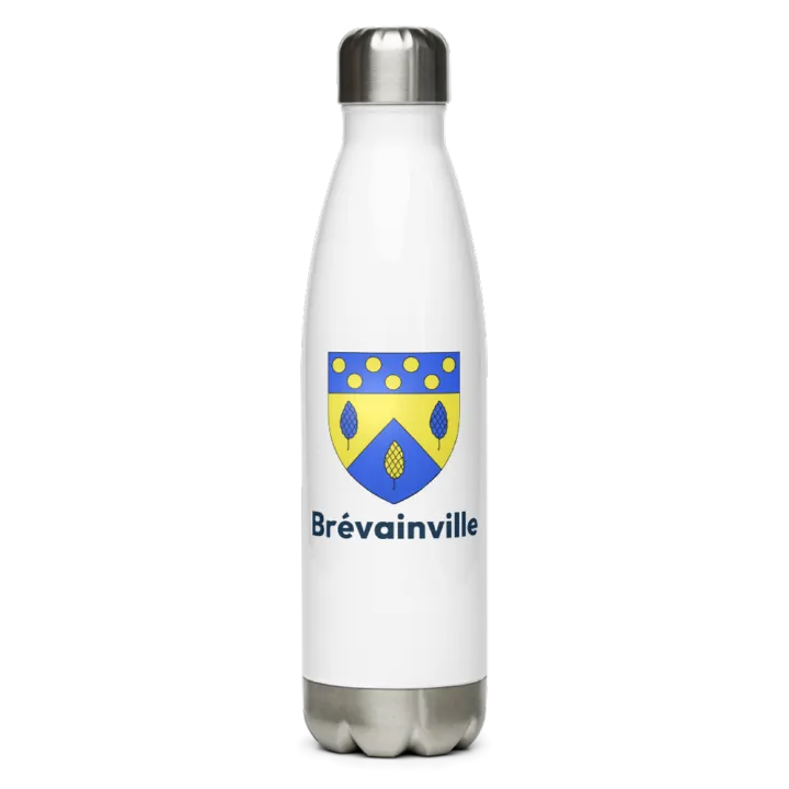Gourde inox — blason de Brévainville