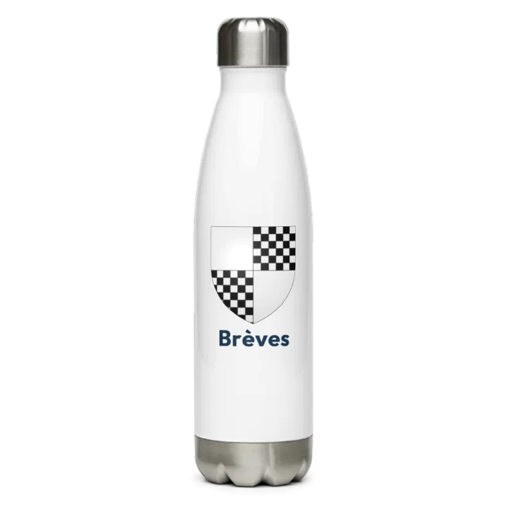 Gourde inox blason de Brèves