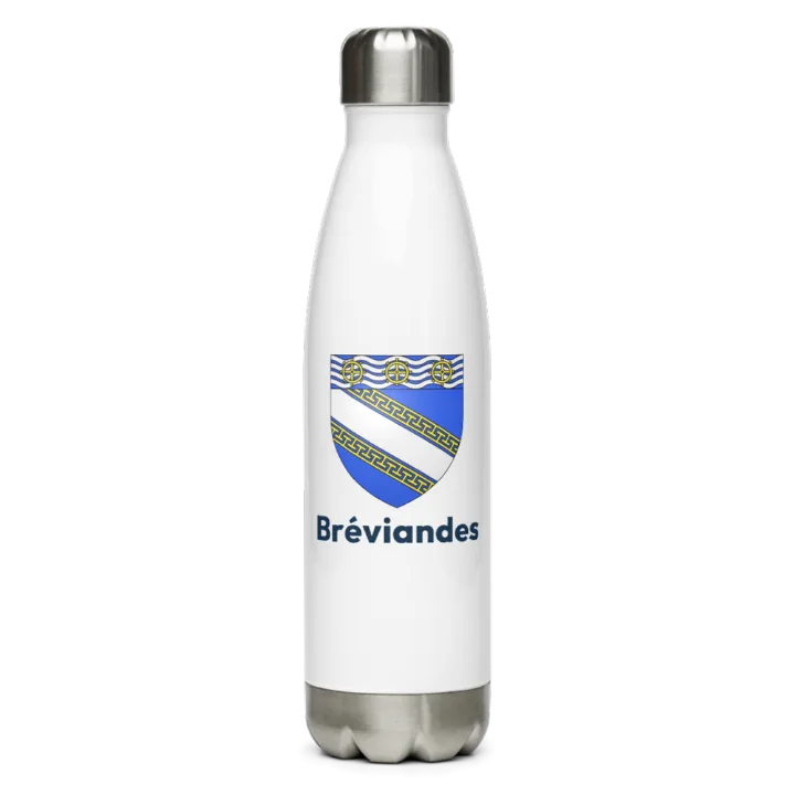 Gourde inox blason de Bréviandes