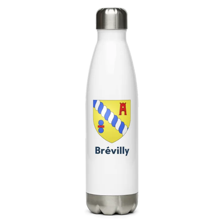Gourde inox blason de Brévilly