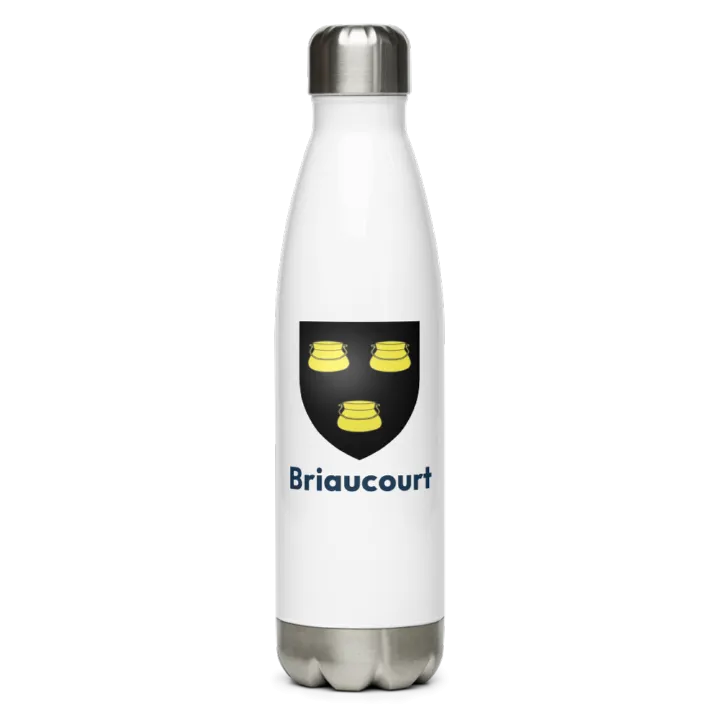 Gourde inox blason de Briaucourt