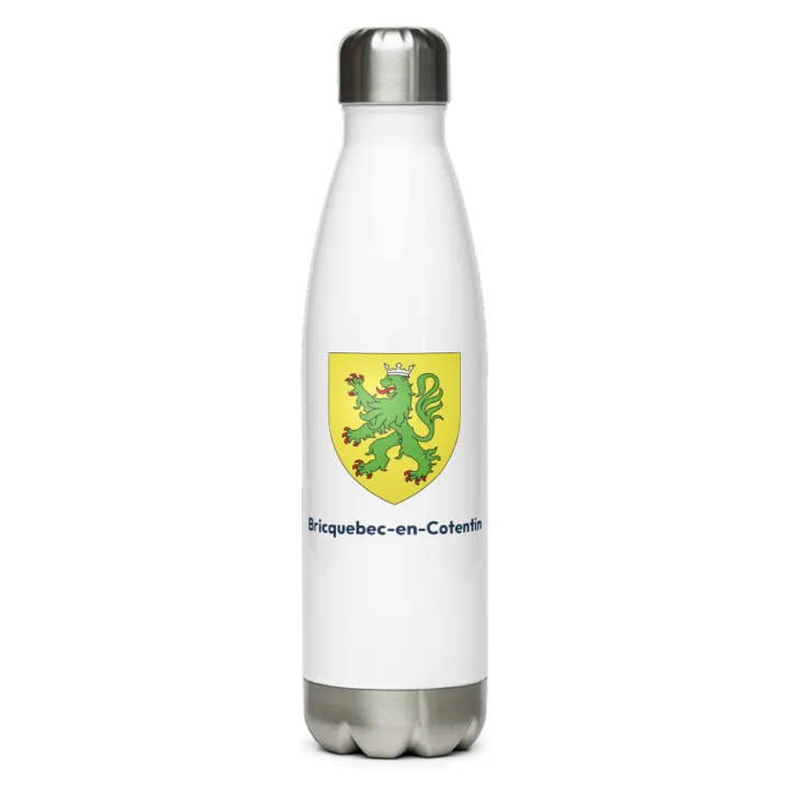 Gourde inox blason de Bricquebec-en-Cotentin