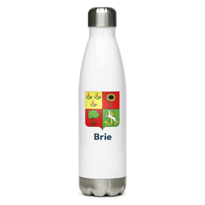Gourde inox blason de Brie