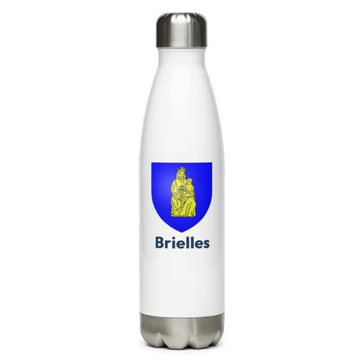 Gourde inox — blason de Brielles