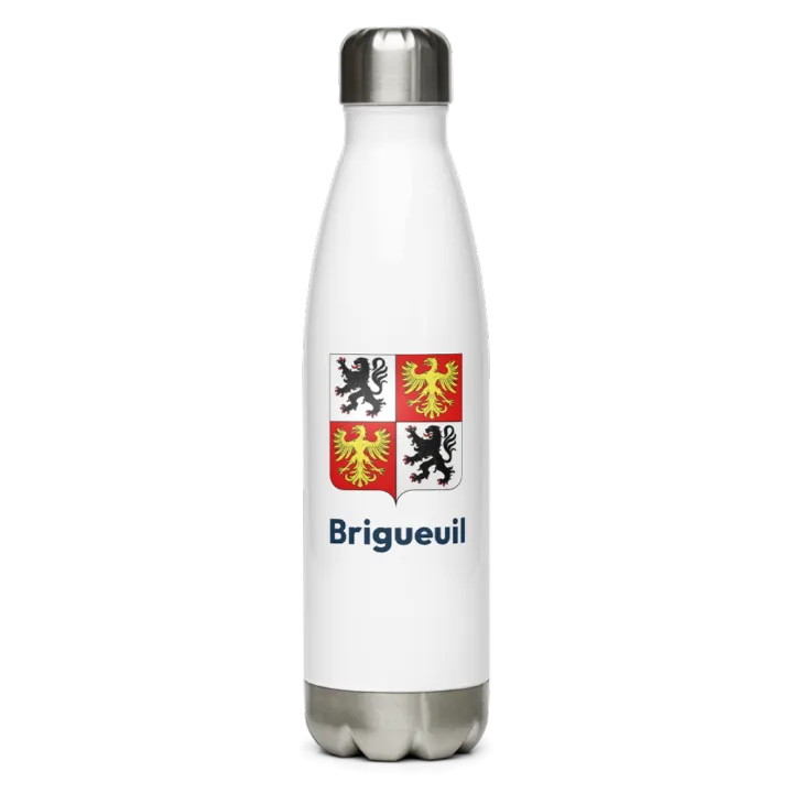 Gourde inox blason de Brigueuil