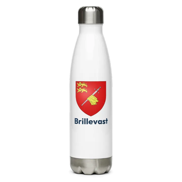 Gourde inox blason de Brillevast
