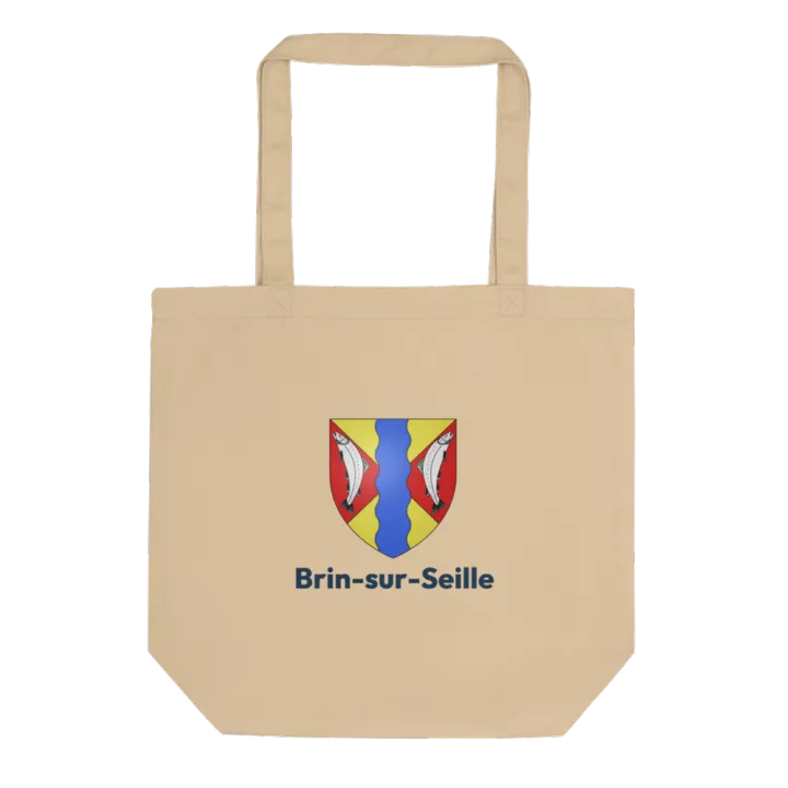 Tote bag coton bio — blason de Brin-sur-Seille