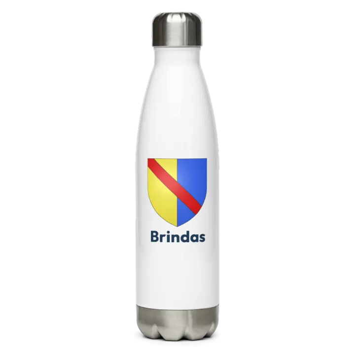 Gourde inox blason de Brindas