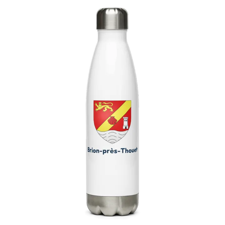 Gourde inox — blason de Brion-près-Thouet