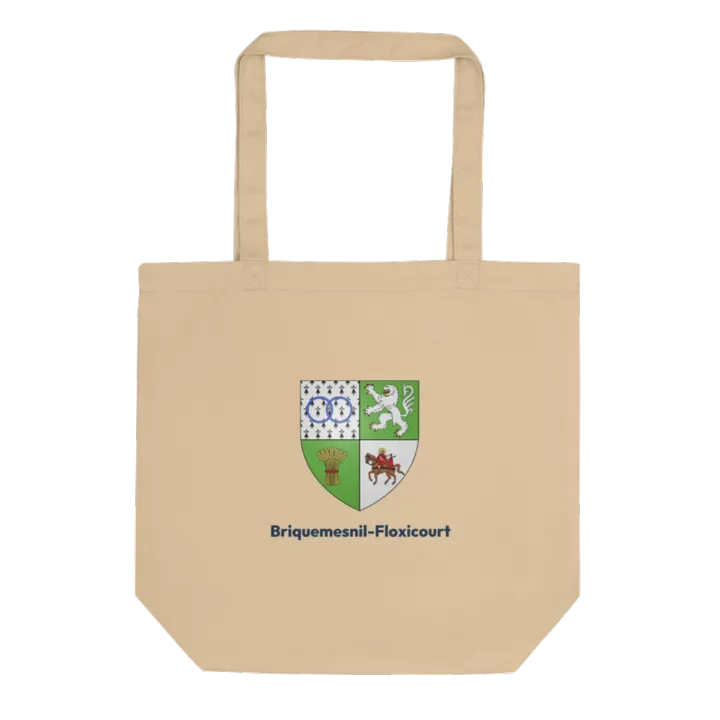 Tote bag coton bio — blason de Briquemesnil-Floxicourt
