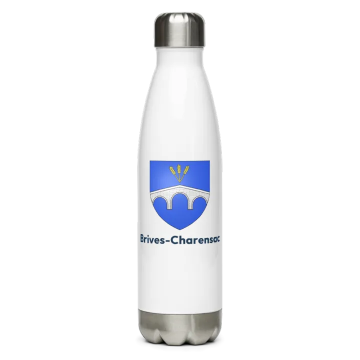 Gourde inox blason de Brives-Charensac