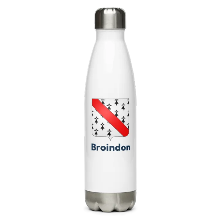 Gourde inox blason de Broindon