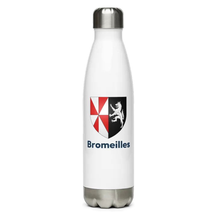 Gourde inox blason de Bromeilles
