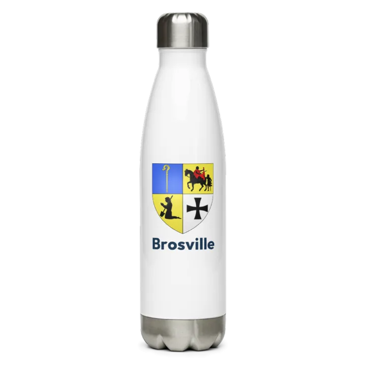Gourde inox blason de Brosville
