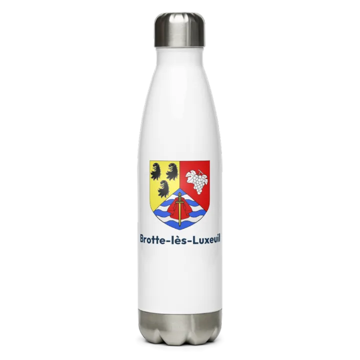 Gourde inox — blason de Brotte-lès-Luxeuil