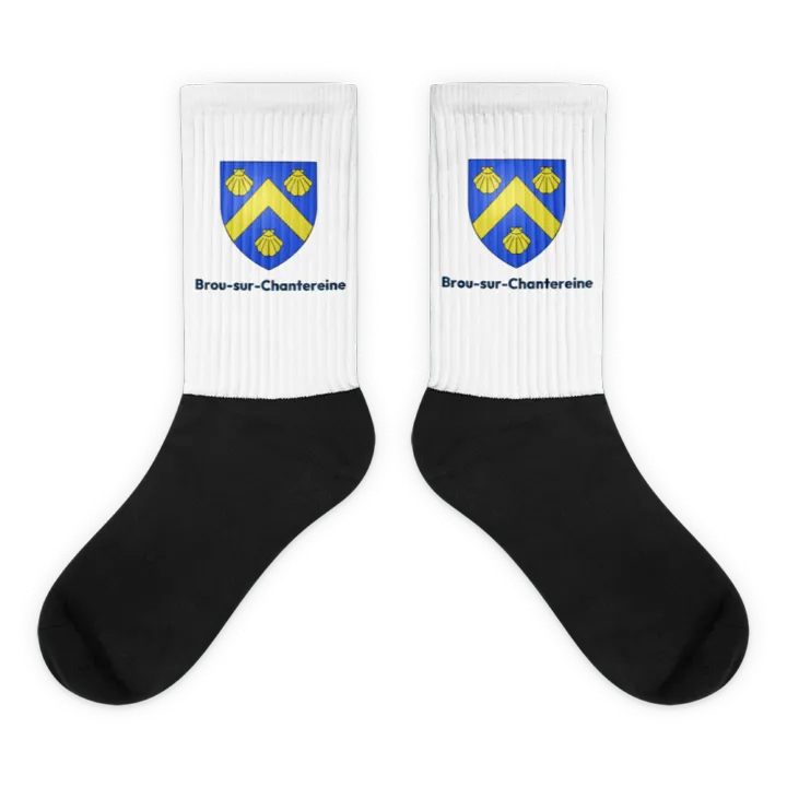 Chaussettes — blason de Brou-sur-Chantereine