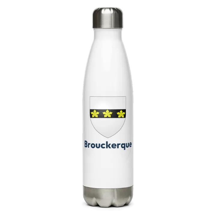 Gourde inox blason de Brouckerque