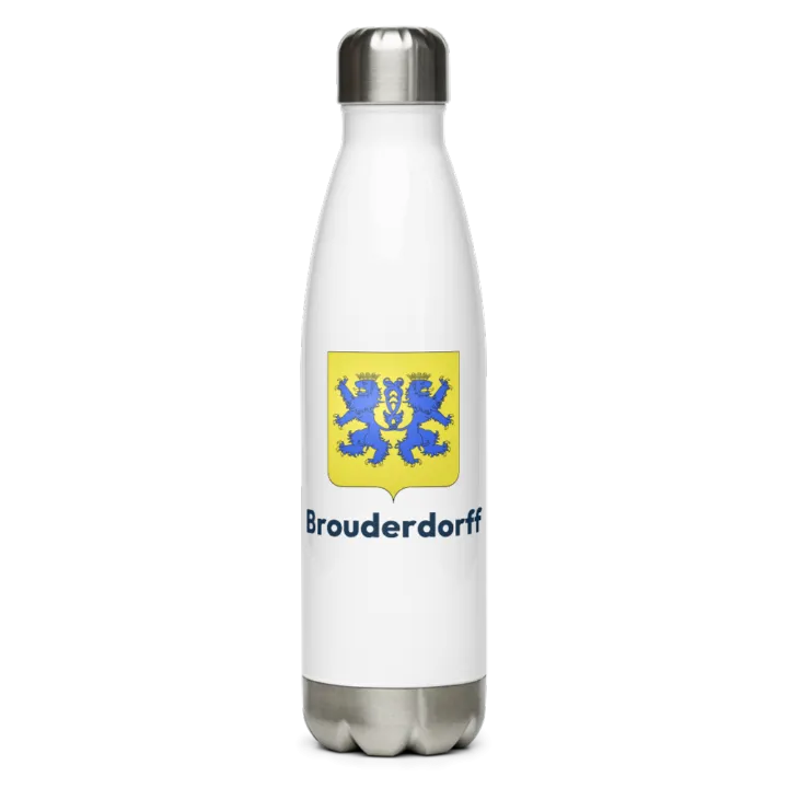 Gourde inox blason de Brouderdorff
