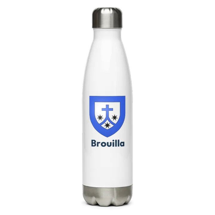 Gourde inox blason de Brouilla