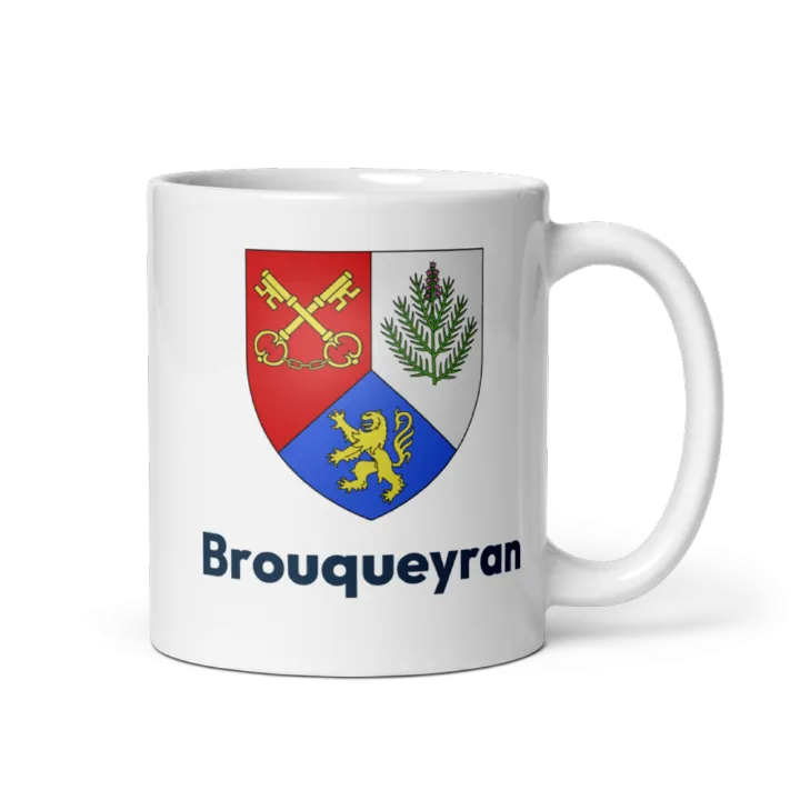 Mug blason de Brouqueyran
