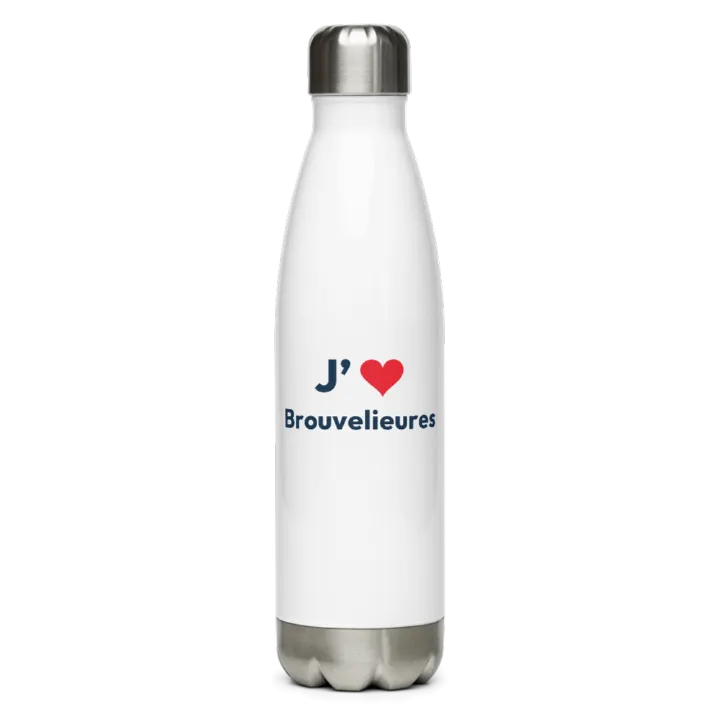 Gourde inox « J’❤ Brouvelieures »